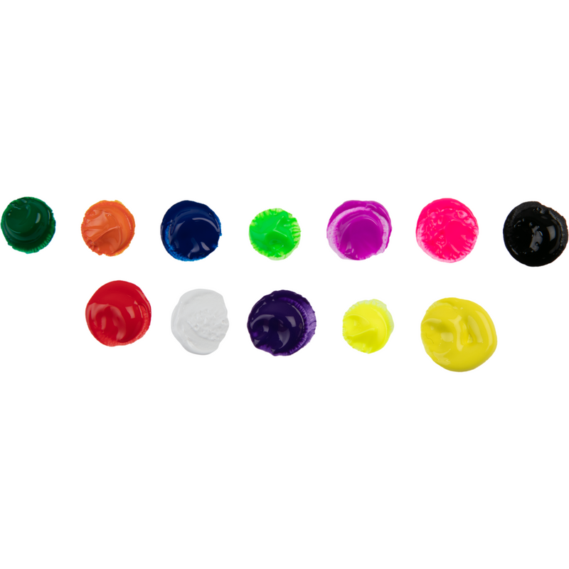 Goldenrod Design Line Fabric Paint Assorted Colours 35mL (12 Pack) Fabric Paints And Dyes
