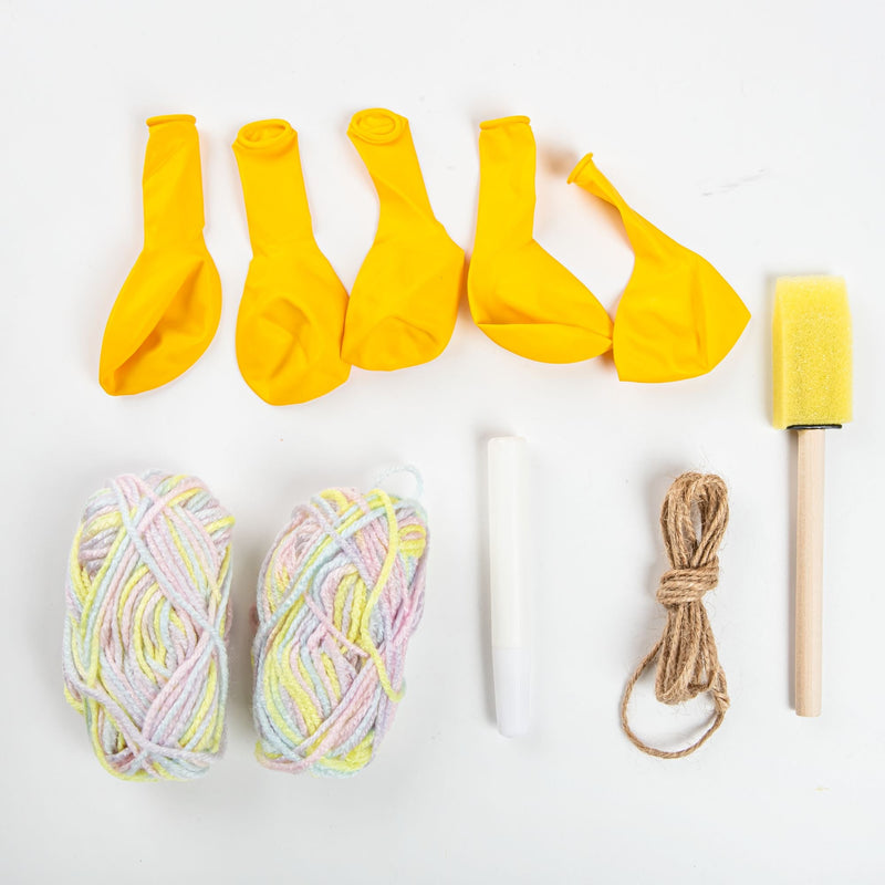 Gold Art Star Make Your Own Yarn Wrapped Mermaid Kit Easter