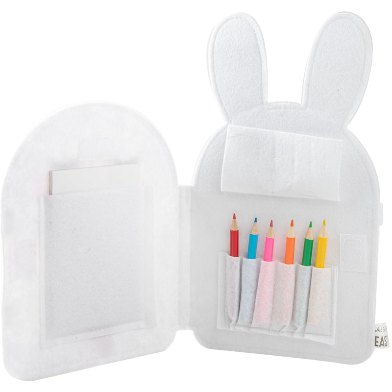 Lavender Art Star Easter Felt Bunny Travel Colouring Kit Easter