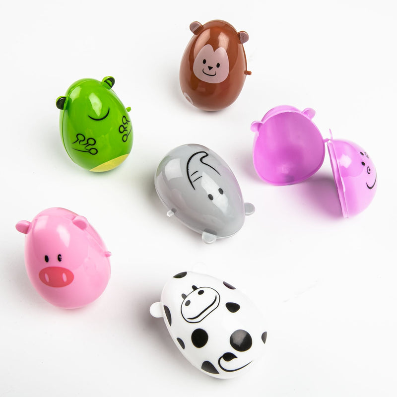 Orchid Art Star Easter Fillable Animal Eggs 6pc Easter
