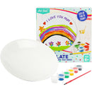 Yellow Green Art Star Paint Your Own Plate Kids Craft Kits