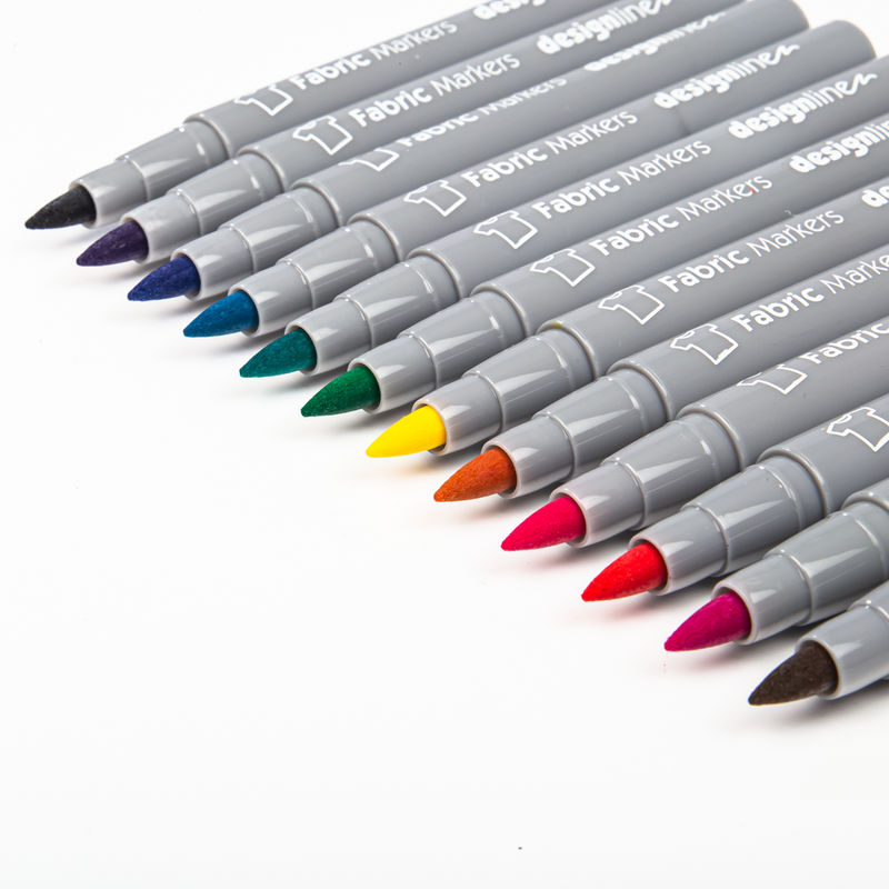 Gold Designline Fabric Markers (12 Pack) Fabric Paints & Dyes