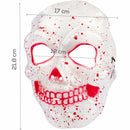 Misty Rose Art Star Halloween Clear Bloody Skull Mask 22.5 x 17cm Halloween