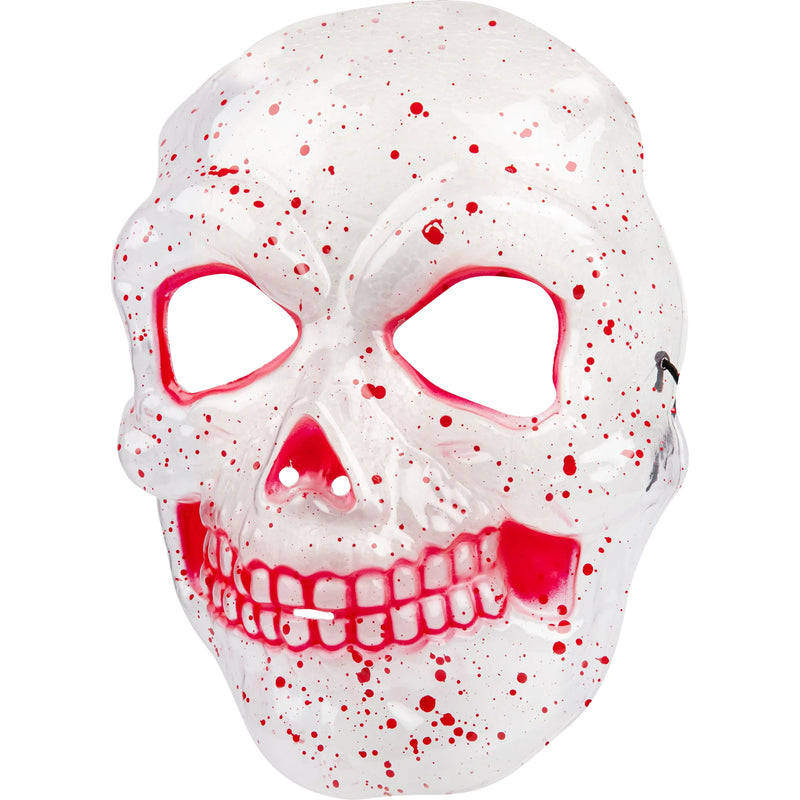 Art Star Halloween Clear Bloody Skull Mask 22.5 x 17cm