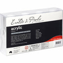 Black Eraldo Di Paolo Acrylic Metallic Colours 4 x 250ml Acrylic Paints