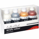 Light Salmon Eraldo Di Paolo Acrylic Metallic Colours 4 x 250ml Acrylic Paints