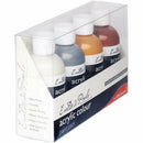Dark Salmon Eraldo Di Paolo Acrylic Metallic Colours 4 x 250ml Acrylic Paints