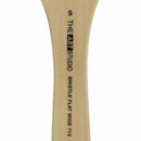 Dark Khaki Art Studio Flat Wide Bristle Brush Size 5 Paint Brushes