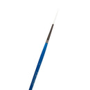 Dark Slate Blue Eraldo di Paolo White Taklon Brush Liner  Size 1 Paint Brushes