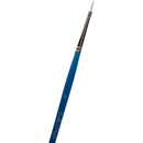 Eraldo di Paolo White Taklon Brush Filbert Size  0