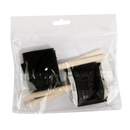 Black The Art Studio Foam Brushes-75mm (4 Piece) Paint Brushes