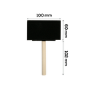The Art Studio Foam Brushes 100mm (4 Pack)