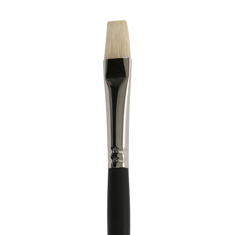 Dark Slate Gray Artist First Choice Brush Interlock Hog Hair Bright Size 8 Brushes