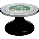 Black The Clay Studio Heavy Duty 18cm Pottery Wheel Modelling and Casting Supplies