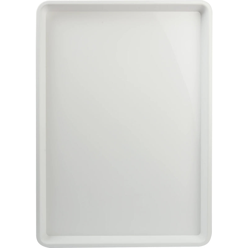 Light Gray Art Studio Plastic Artist Paint Tray 33x45x2cm Paint Palettes