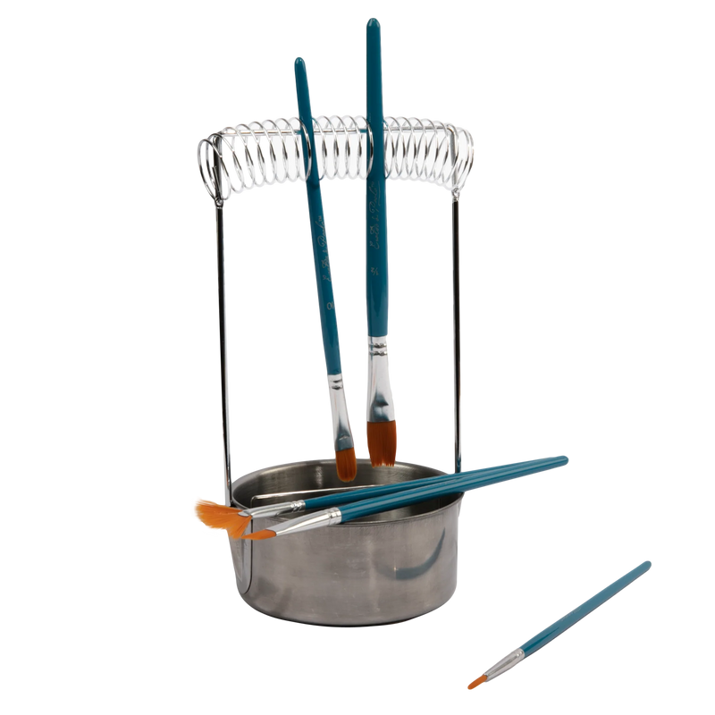 Dim Gray Art Studio Aluminium Brush Washer Painting Accessories