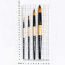 White Smoke Holcroft Taklon Multi Media Brush Set Gold Smoke 4 Pack Brushes