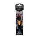 Dark Slate Gray Holcroft Taklon Multi Media Brushes Gold Smoke 6 Pack Brushes