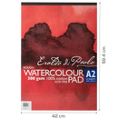 Saddle Brown Eraldo Watercolour Pad A2 Rough 300gsm 10 sheets Pads