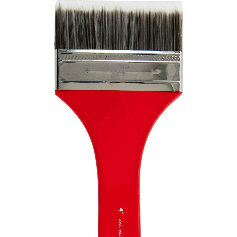 Dark Slate Gray Holcroft Long Handle Flat 4inch Red Brush Brushes