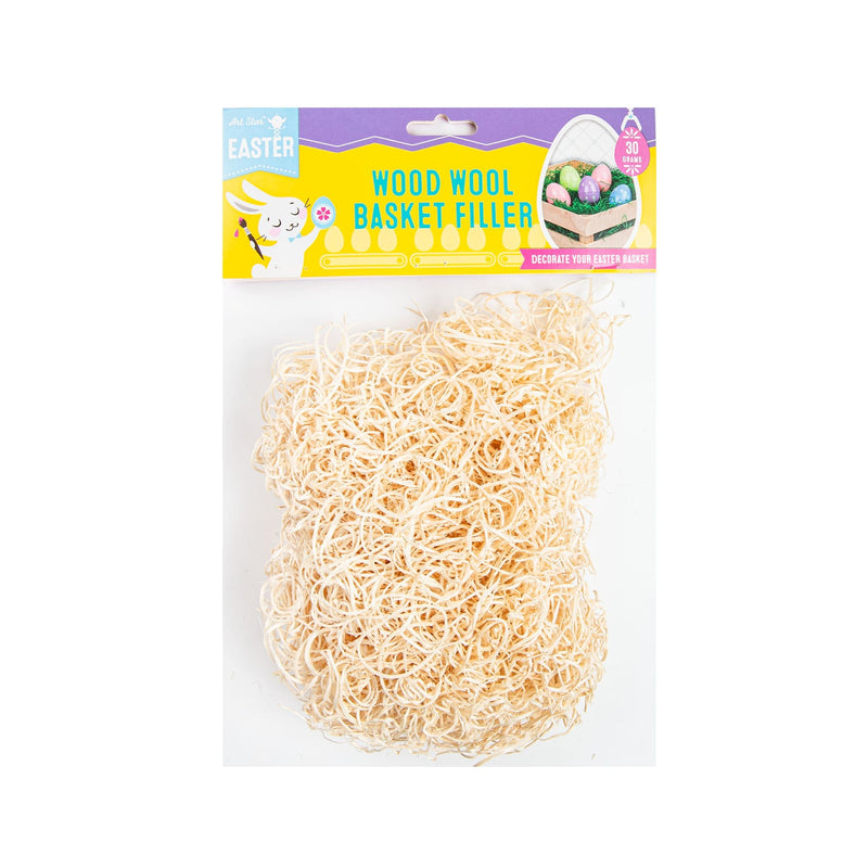 Bisque Art Star Easter Wood Wool 30g Natural Easter