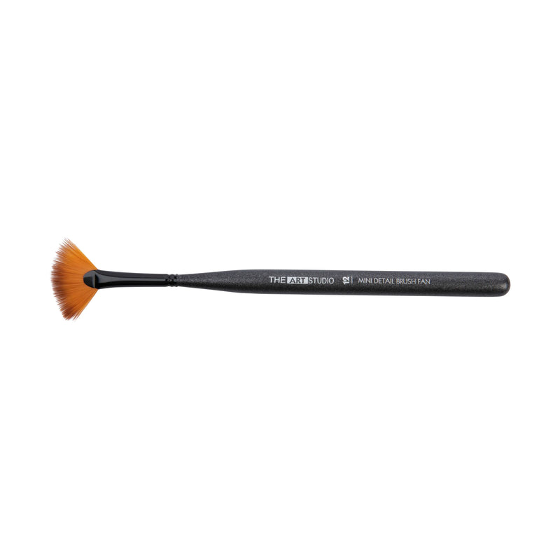 Dark Slate Gray The Art Studio Mini Detail Brush Fan 12 Brushes