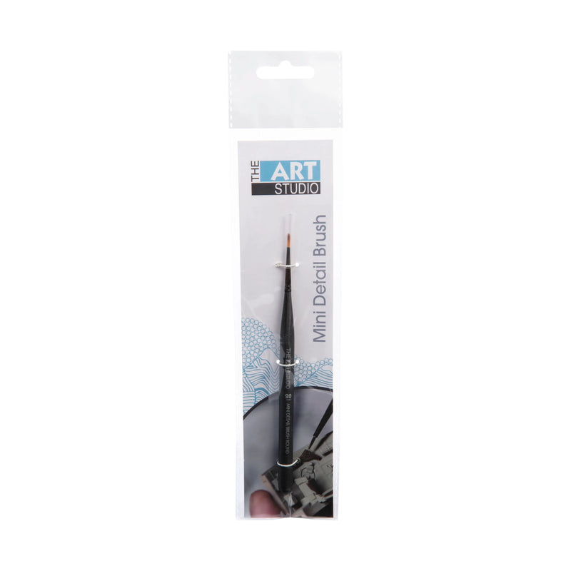 Light Gray The Art Studio Mini Detail Brush Round 20 Brushes