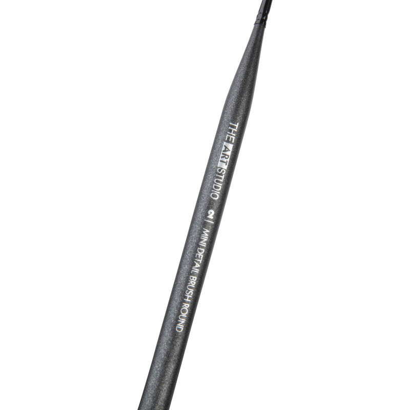 Dim Gray Art Studio Mini Detail Brush Round 2/0 Brushes