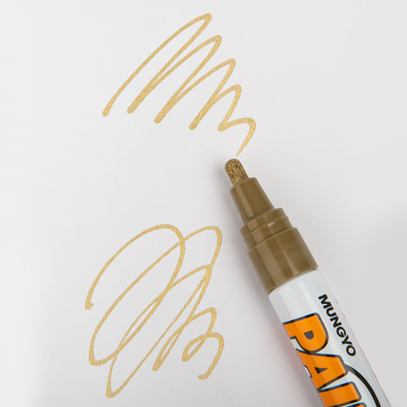 Dim Gray Mungyo Paint Marker Gold Pens and Markers