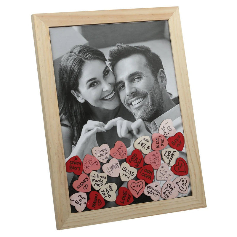 Urban Crafter Frame with Heart Tokens - 40cm x 30cm