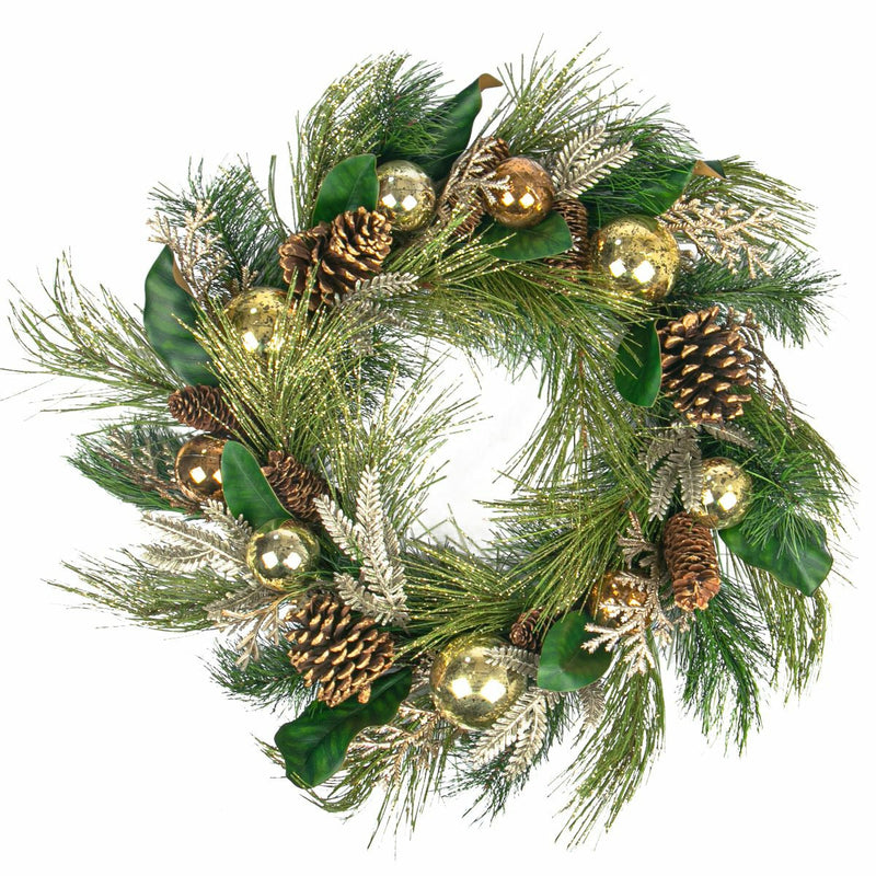 Olive Drab Copperlane Wreath 60cm Christmas