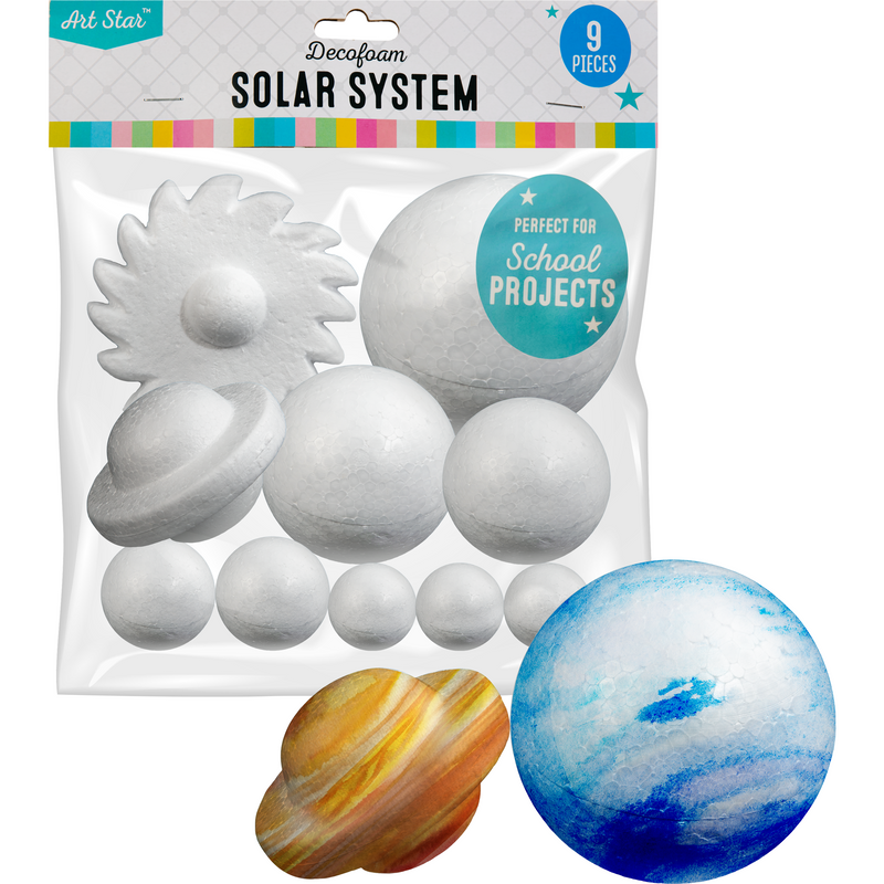 Art Star Decofoam Solar System (9 Pieces)