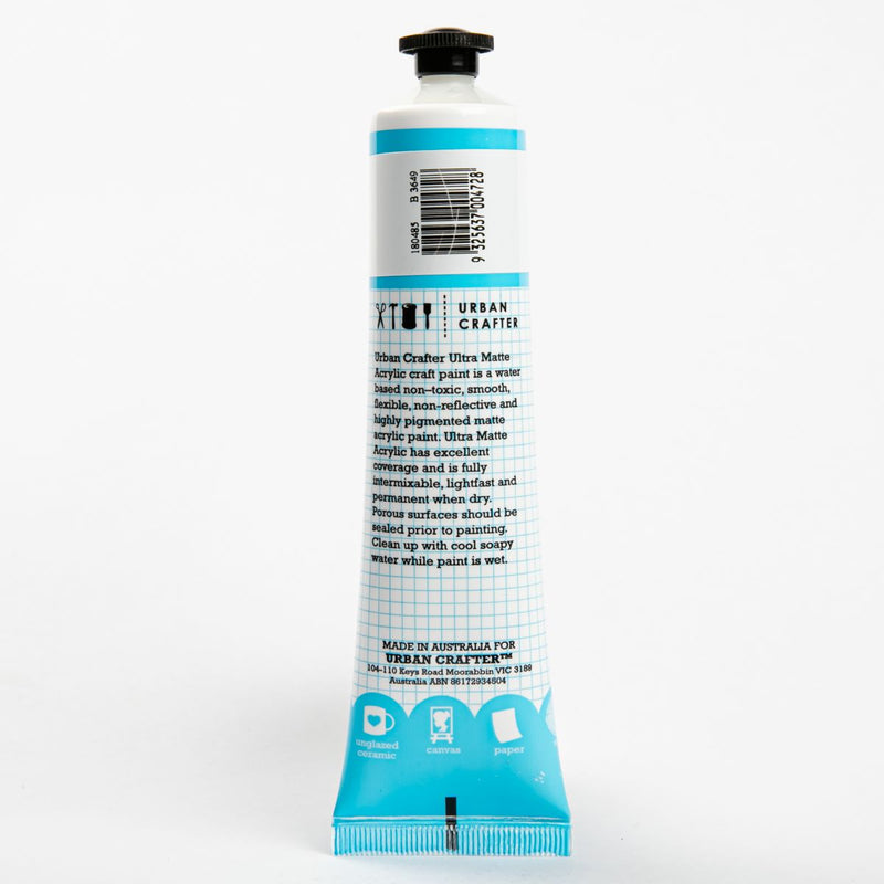 White Smoke Urban Crafter Ultra Matte Acrylic Paint Pale Grey Opaque S4 ASTM1 75ml Acrylic Paints