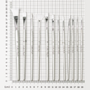White Smoke Eraldo Di Paolo Taklon Watercolour & Acrylic Brush Set 12 Pack Brushes