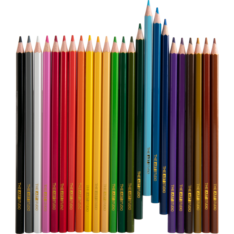 Dark Salmon The Art Studio Coloured Pencils (24 Pack) Pencils