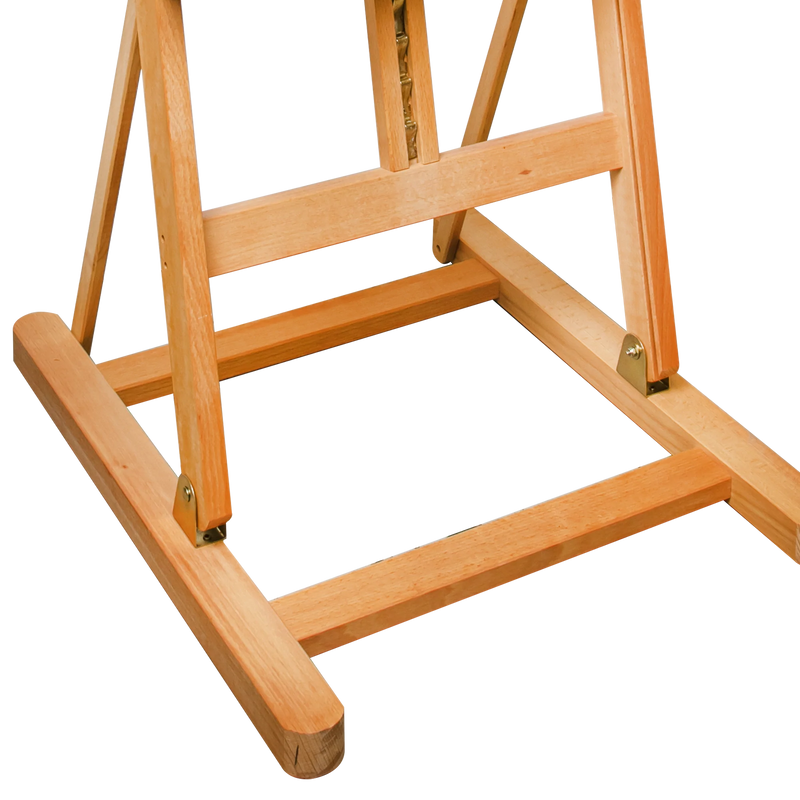 White Eraldo di Paolo Wooden H Frame Studio Easel Easels & Cases