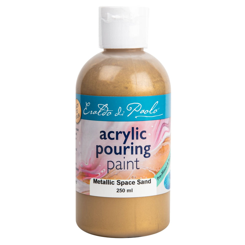 Light Sea Green Eraldo Pouring Paint Metallic Space Sand 250ml Acrylic