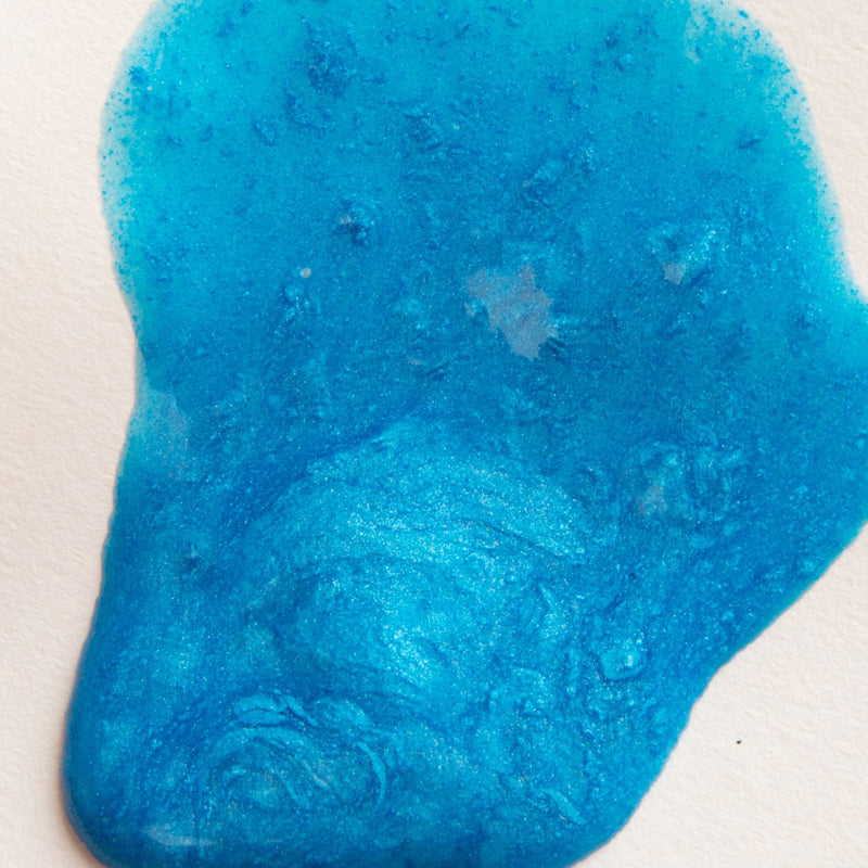 Dark Cyan disc - Eraldo Pouring Paint Metallic Diode Blue 250ml Acrylic