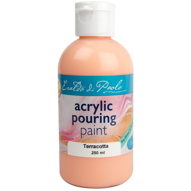 Gray Eraldo Di Paolo Pouring Paint Terracotta 250ml Acrylic Paints