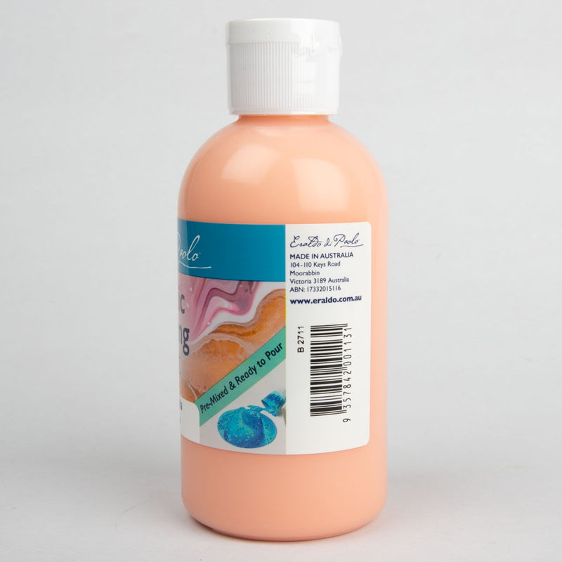 Light Gray Eraldo Di Paolo Pouring Paint Terracotta 250ml Acrylic Paints