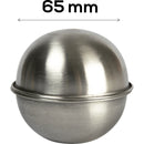 Urban Crafter Stainless Steel Bath Bomb Moulds 65mm diameter (Makes 1)