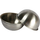 Urban Crafter Stainless Steel Bath Bomb Moulds 75mm diameter (Makes 1)