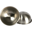 Urban Crafter Stainless Steel Bath Bomb Moulds 75mm diameter (Makes 1)