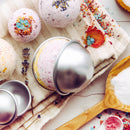 Urban Crafter Stainless Steel Bath Bomb Moulds 75mm diameter (Makes 1)