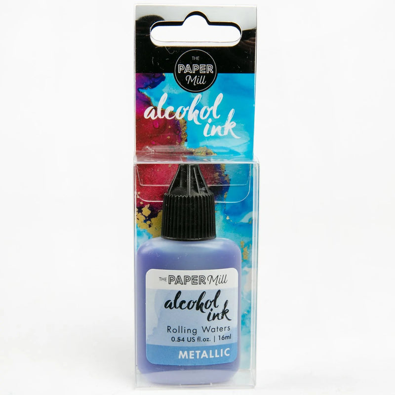 Dark Slate Gray The Paper Mill Metallic Alcohol Ink Rolling Waters 16ml Alcohol Ink