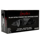 Black Angelus Black Nitrile Gloves Small Box Of 100 Leather and Vinyl Paint