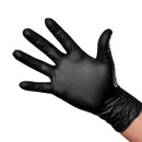 Dim Gray Angelus Black Nitrile Gloves Medium Box Of 100 Leather and Vinyl Paint