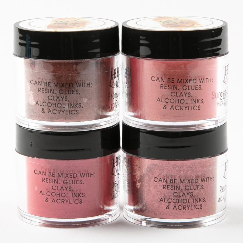 Light Gray LBB Resin Mica Powder (Set Pack's) 4 Pack
