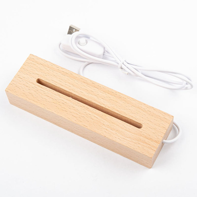 Beige LBB Resin Accessory- LED Lamp Bases Rectangle Modelling and Casting Tools and Accessories