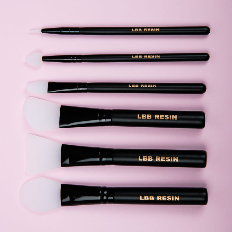 Thistle LBB Resin Accessory- Silicone Resin Brush Pack's Assorted Brush Pack Modelling and Casting Tools and Accessories